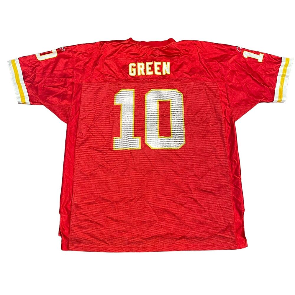 Vintage Kansas City Chiefs Reebok Jersey #10 Trent Green 2XL Quarterback